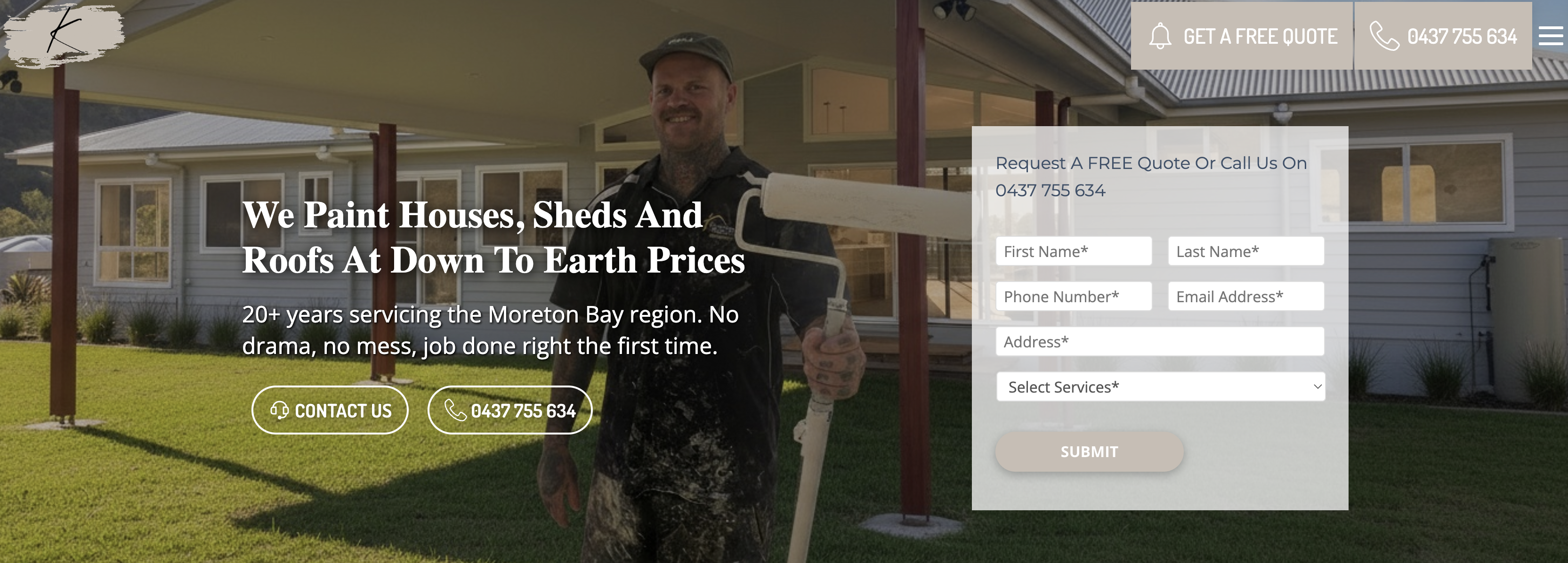 example of clear tradie header